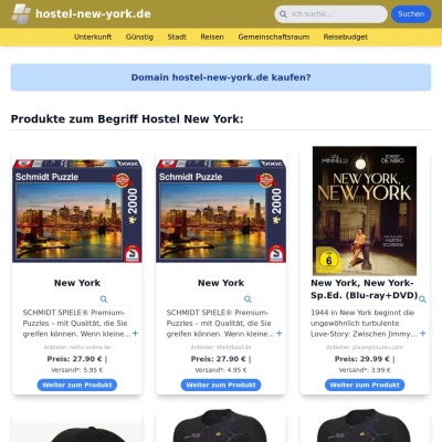 Screenshot hostel-new-york.de