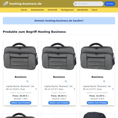 Screenshot hosting-business.de