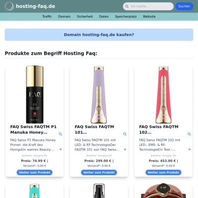 Screenshot hosting-faq.de