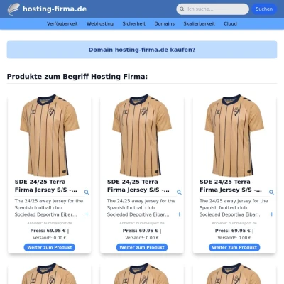 Screenshot hosting-firma.de