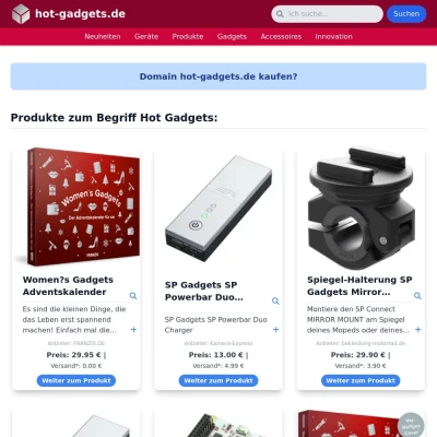 Screenshot hot-gadgets.de