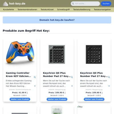 Screenshot hot-key.de