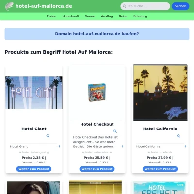 Screenshot hotel-auf-mallorca.de