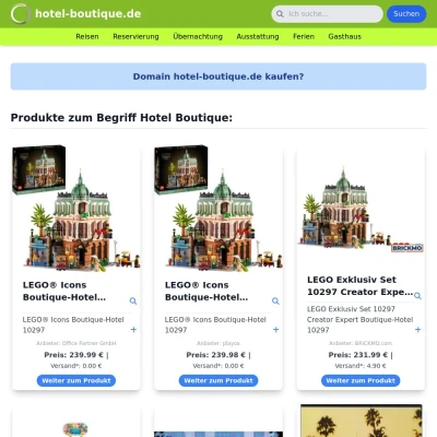 Screenshot hotel-boutique.de