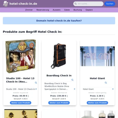 Screenshot hotel-check-in.de