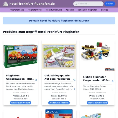 Screenshot hotel-frankfurt-flughafen.de
