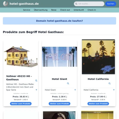 Screenshot hotel-gasthaus.de