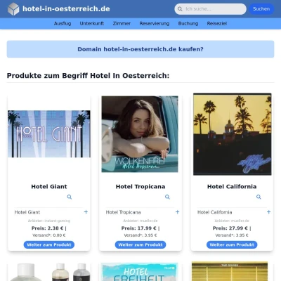 Screenshot hotel-in-oesterreich.de