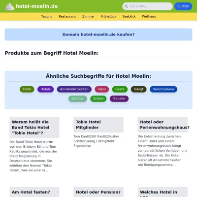 Screenshot hotel-moelln.de