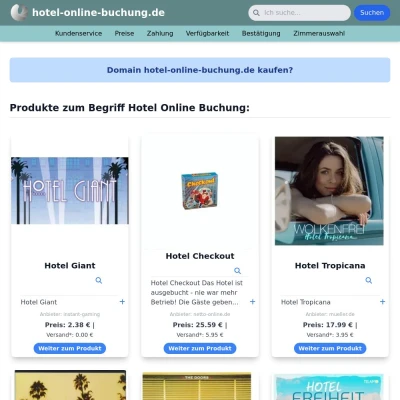 Screenshot hotel-online-buchung.de