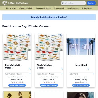 Screenshot hotel-ostsee.eu
