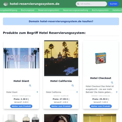 Screenshot hotel-reservierungssystem.de