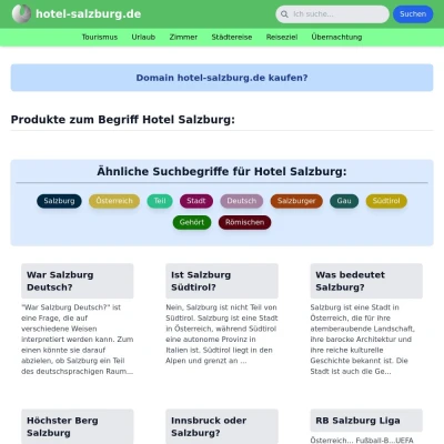 Screenshot hotel-salzburg.de