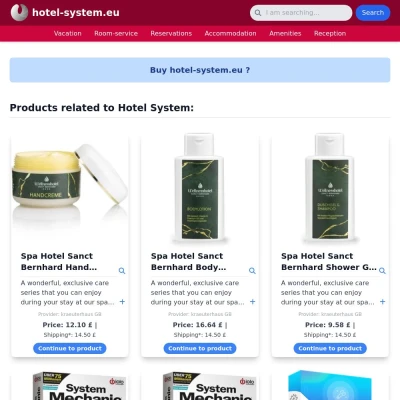 Screenshot hotel-system.eu