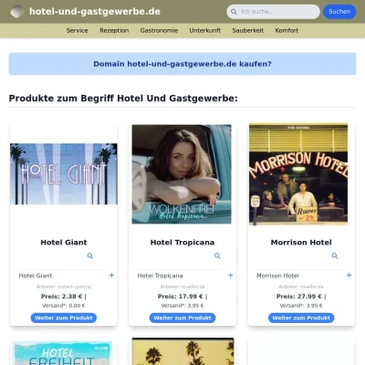 Screenshot hotel-und-gastgewerbe.de