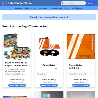 Screenshot hotelbuchen24.de