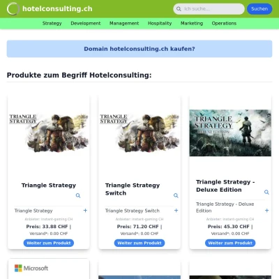 Screenshot hotelconsulting.ch