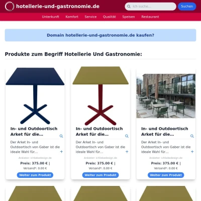 Screenshot hotellerie-und-gastronomie.de