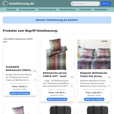 Screenshot hotelloesung.de