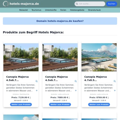 Screenshot hotels-majorca.de