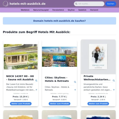 Screenshot hotels-mit-ausblick.de