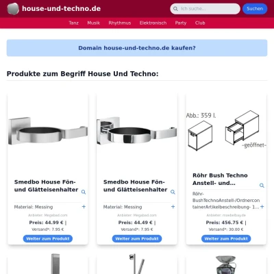 Screenshot house-und-techno.de