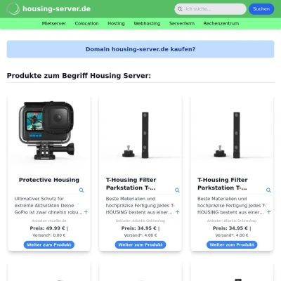 Screenshot housing-server.de
