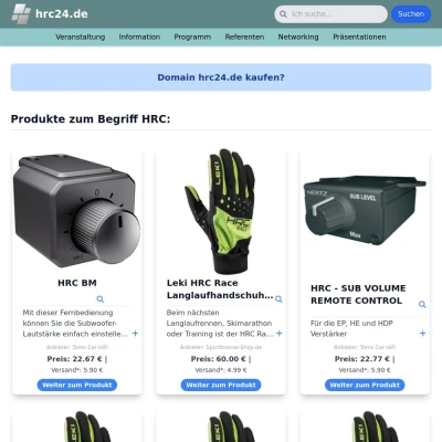 Screenshot hrc24.de