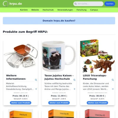 Screenshot hrpu.de