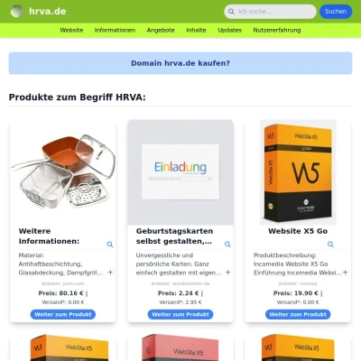 Screenshot hrva.de