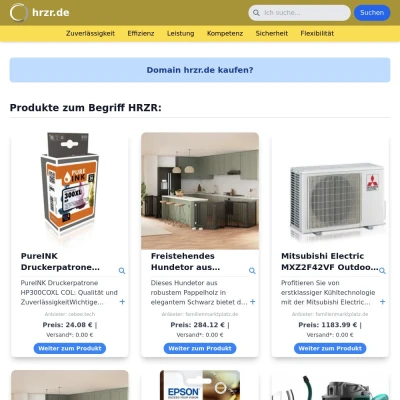 Screenshot hrzr.de