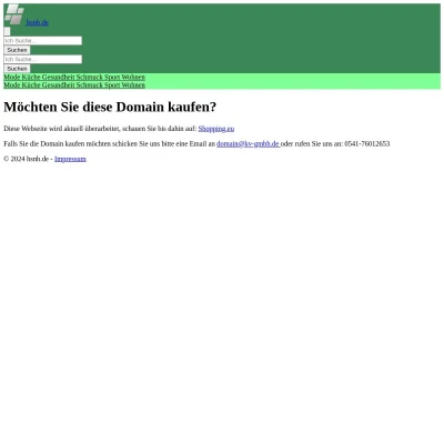 Screenshot hsnh.de