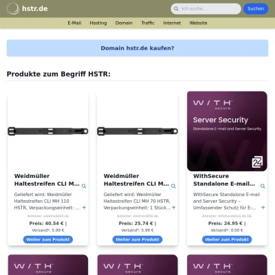 Screenshot hstr.de
