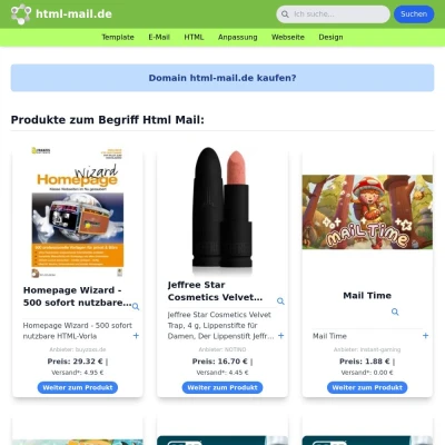 Screenshot html-mail.de