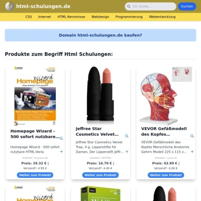 Screenshot html-schulungen.de