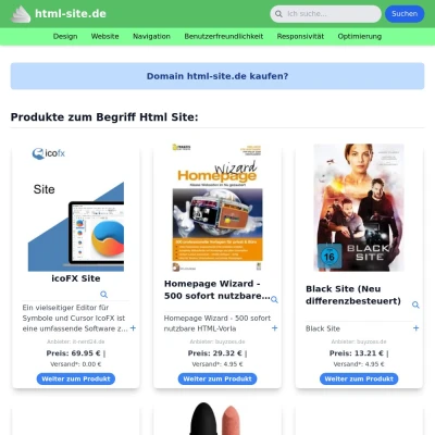 Screenshot html-site.de