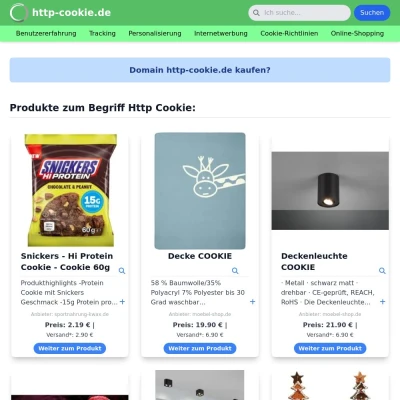 Screenshot http-cookie.de