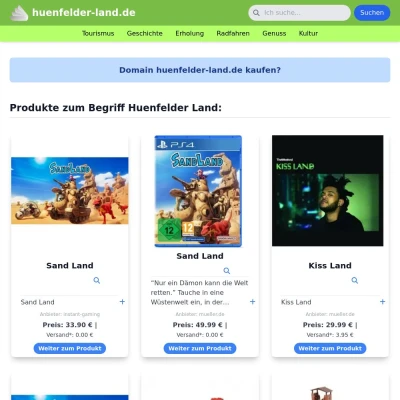Screenshot huenfelder-land.de