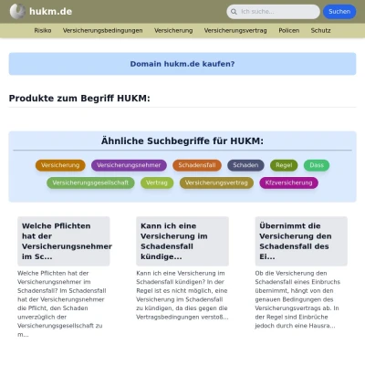 Screenshot hukm.de