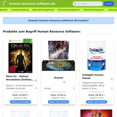 Screenshot human-resource-software.de