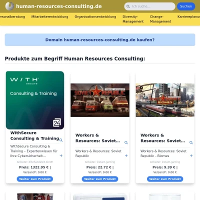 Screenshot human-resources-consulting.de