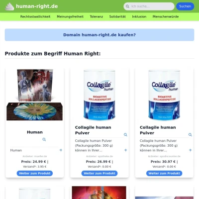 Screenshot human-right.de