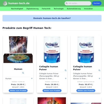 Screenshot human-tech.de