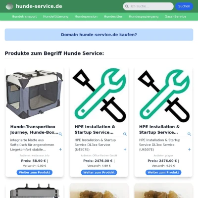Screenshot hunde-service.de