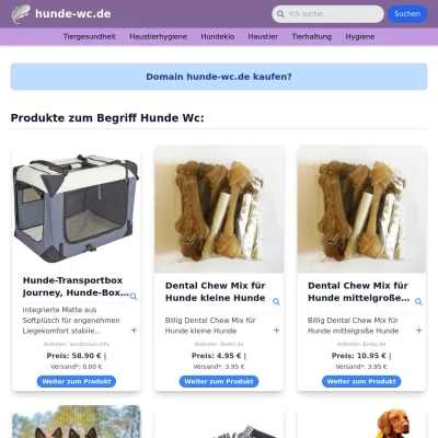 Screenshot hunde-wc.de