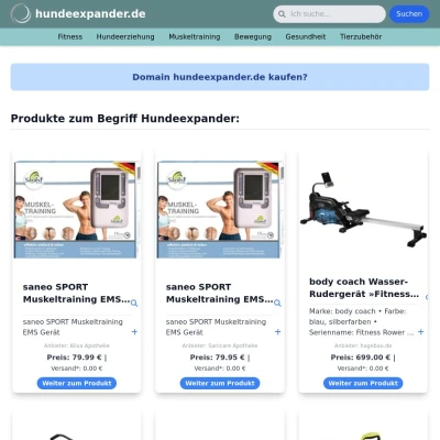 Screenshot hundeexpander.de