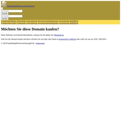 Screenshot hundehaftpflichtversicherung24.de