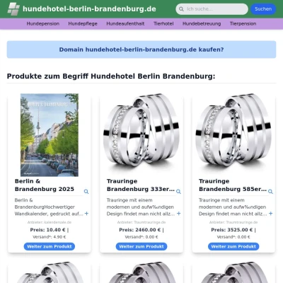 Screenshot hundehotel-berlin-brandenburg.de