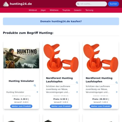 Screenshot hunting24.de