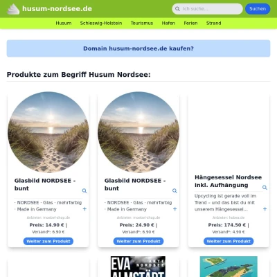 Screenshot husum-nordsee.de